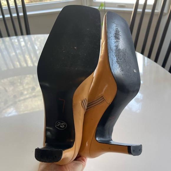 Y2K Coup Detat Leather Square Toe Heel - 8.5 - Picture 8 of 9